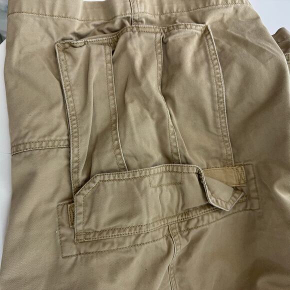 Old Navy Surplus Cargo Shorts Mens 36 khaki Button Pockets Baggy Skater Y2k - Picture 7 of 7